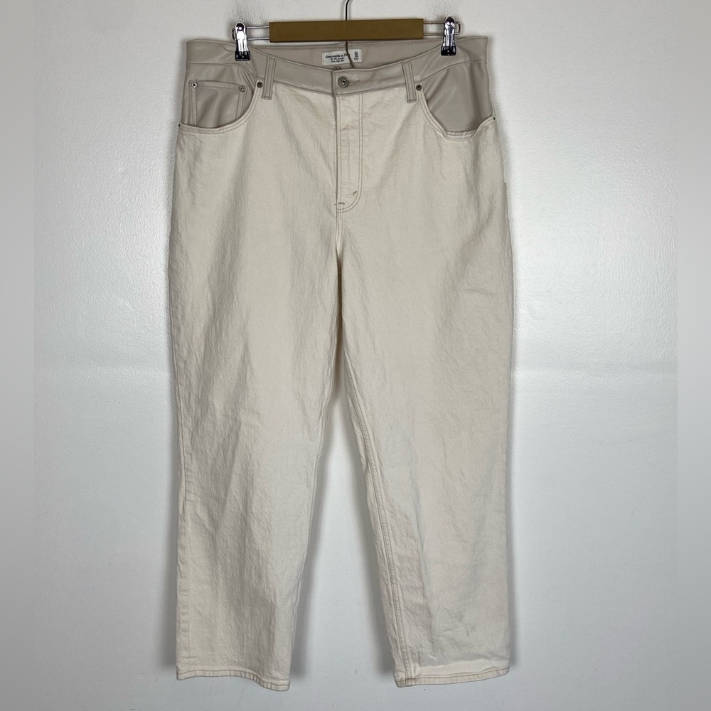 Abercrombie & Fitch The 90s Straight Ultra High Rise Women's Jeans Size 34/18